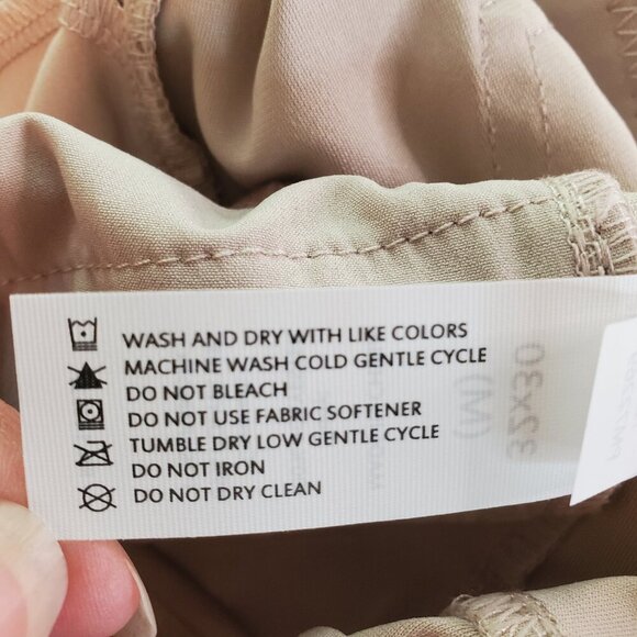 NWT HIND SZ 32x30 Tricot Prime Time Tan Golf Active Stretch Pants UPF - Picture 7 of 8